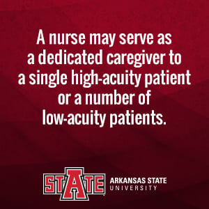 High acuity patients need more dedicated care, nurses provide much of that care
