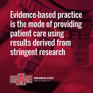 Evidence-based practice is part of the A-State online RN to BSN curriculum